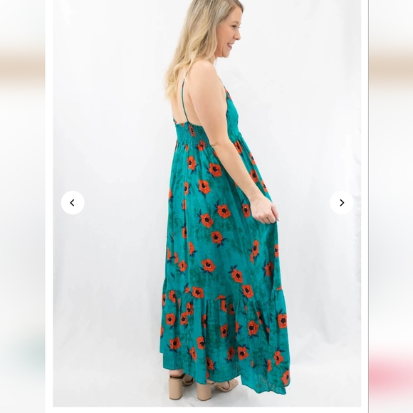 Bucket List Floral Ruffle Maxi Dress - Picture 6 of 9